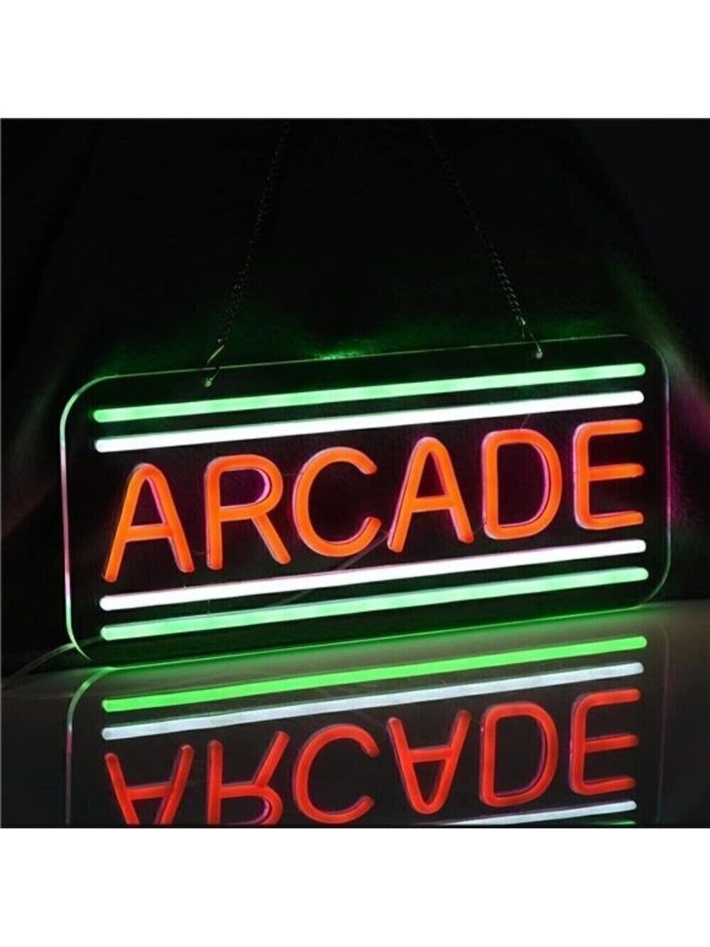 Neon Sign Arcade LED Game Zone Room Bar Man Cave Bedroom Art Gaming Wall Artwork